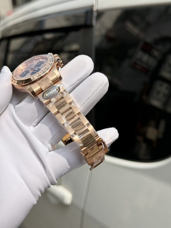 Swiss 1:1 Rolex Replica 1:1 Watch Daytona 116505 Swiss 1:1 Mechanical Rose Gold Plated 40mm - Top Watch - Image 4
