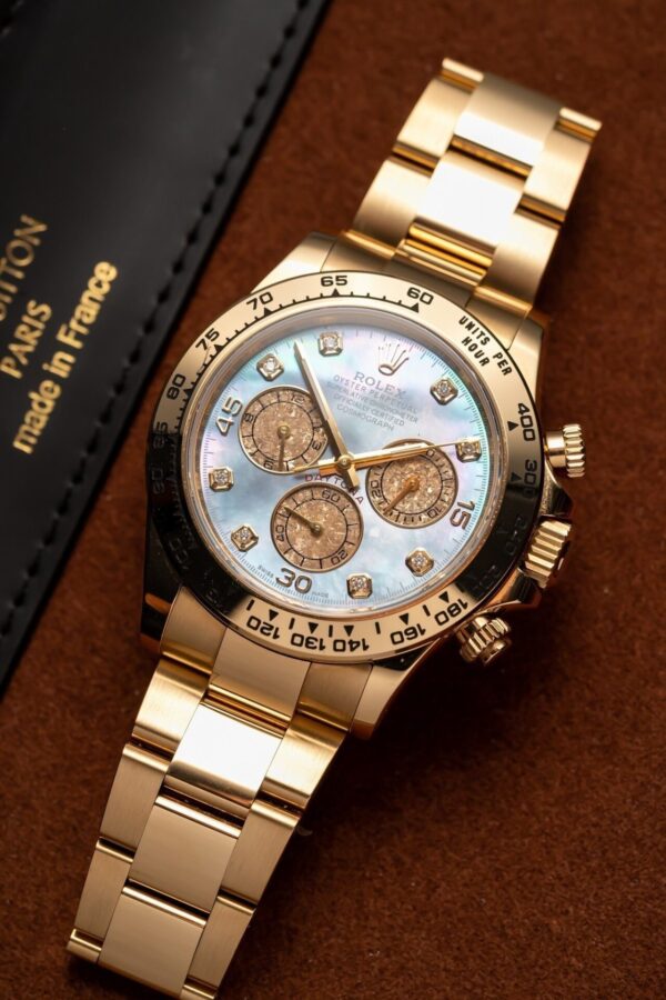 Best Fake Rolex Replica 1:1 Watch Daytona 116508 Blue Mother of Pearl Dial Clean Factory 40mm - Top Watch