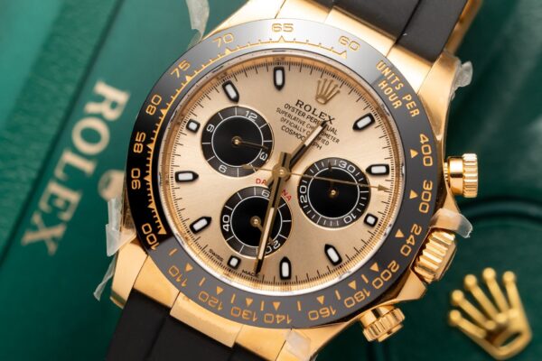 Swiss 1:1 Rolex Replica 1:1 Watch Daytona 116518LN Champagne Gold Factory Clean 40mm - Top Watch - Image 3