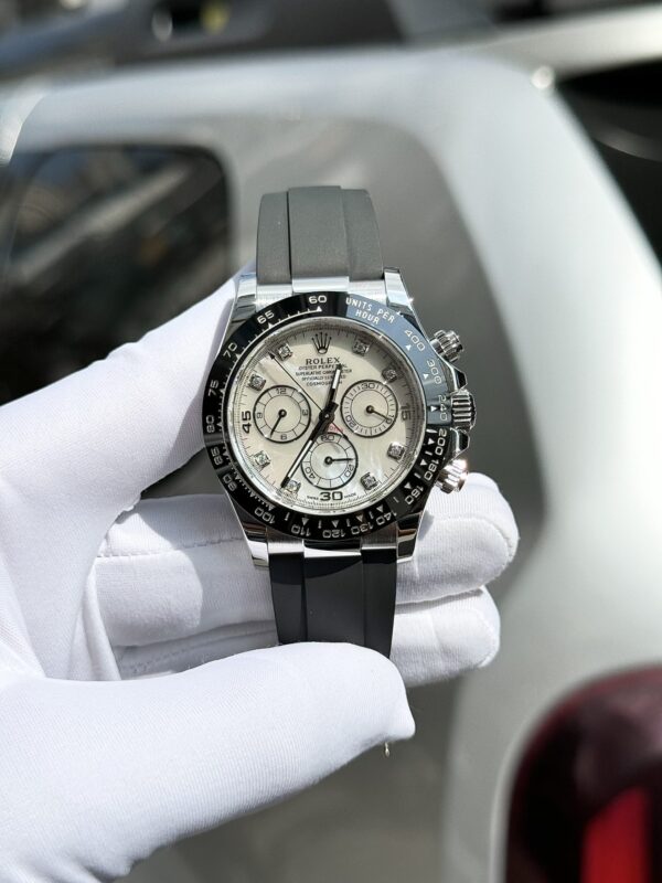 Replica Rolex Replica 11 Watch Daytona 116518LN Mother of Pearl Dial Moissanite 40mm - Top Watch - Image 2