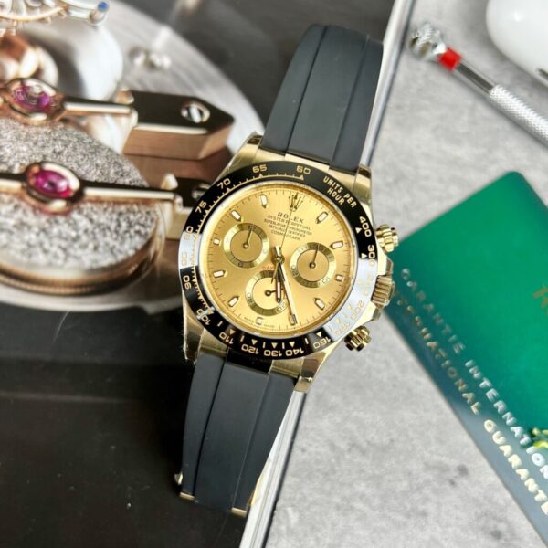 Swiss 1:1 Rolex Replica 1:1 Watch Daytona 116518LN Yellow Champagne Dial 40mm - Top Watch