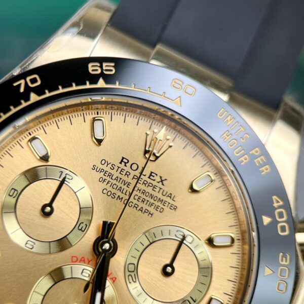Swiss 1:1 Rolex Replica 1:1 Watch Daytona 116518LN Yellow Champagne Dial 40mm - Top Watch - Image 5