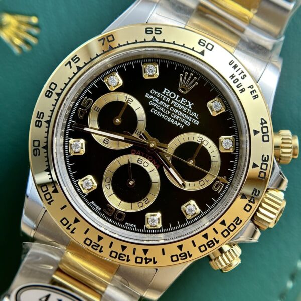 Swiss 1:1 Rolex Replica 1:1 Watch Daytona 126508 Black Dial Demi Strap Factory Clean 40mm - Top Watch - Image 3