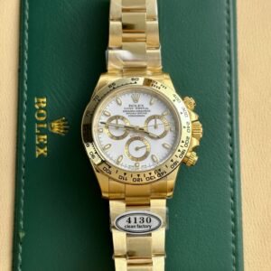 Replica Rolex Replica 1:1 Watch Daytona 126508 Yellow Gold White Dial Clean Factory 40mm - Top Watch