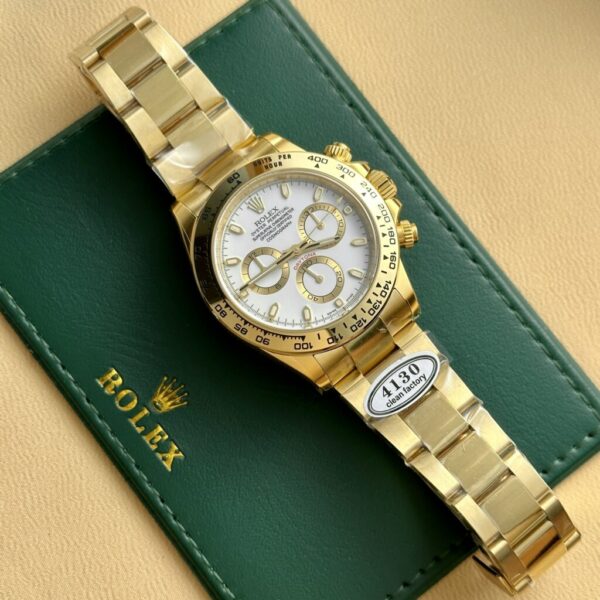 Replica Rolex Replica 1:1 Watch Daytona 126508 Yellow Gold White Dial Clean Factory 40mm - Top Watch - Image 2