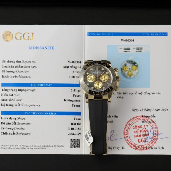 Replica Rolex Replica 1:1 Watch Daytona Purple Mother-of-Pearl Dial Moissanite Diamond BT Factory 40mm - Top Watch