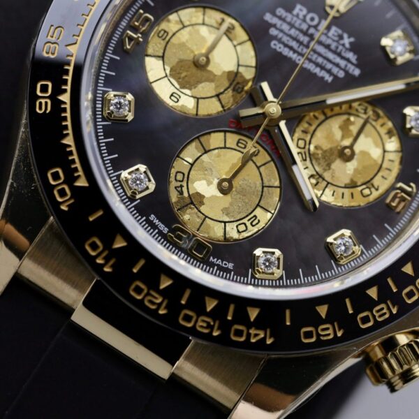 Replica Rolex Replica 1:1 Watch Daytona Purple Mother-of-Pearl Dial Moissanite Diamond BT Factory 40mm - Top Watch - Image 6