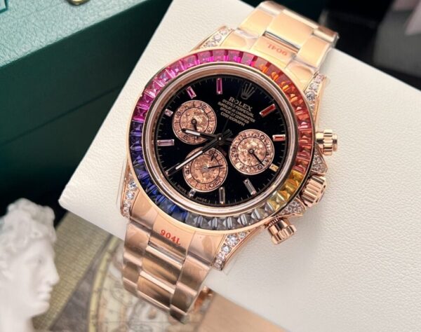 Swiss 1:1 Rolex Replica 1:1 Watch Daytona Rainbow 116595 Factory Noob Highest Quality 40mm - Top Watch - Image 3