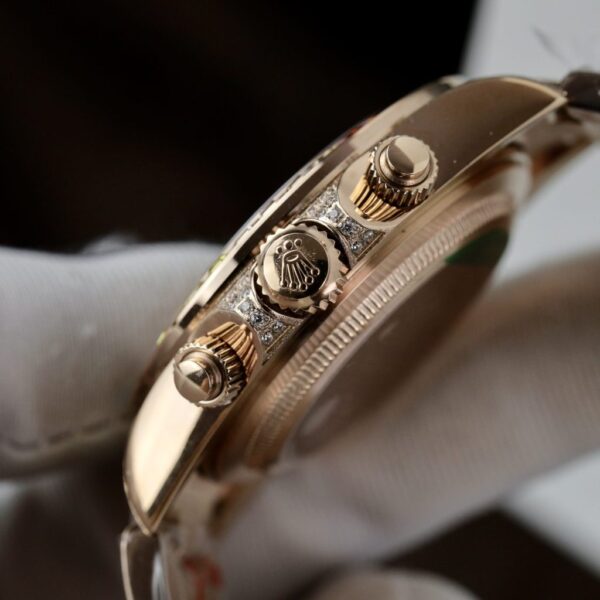 Best Fake Rolex Replica 1:1 Watch Daytona Rainbow Full CZ Stone High Quality 40mm - Top Watch - Image 8