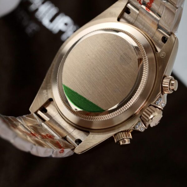 Best Fake Rolex Replica 1:1 Watch Daytona Rainbow Full CZ Stone High Quality 40mm - Top Watch - Image 9