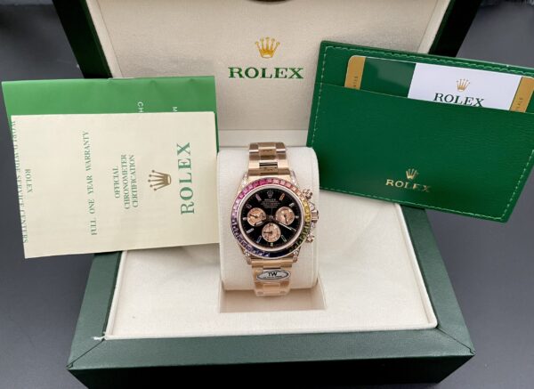 Best Fake Rolex Replica 1:1 Watch Daytona Rainbow Black Dial TW Factory 40mm - Top Watch - Image 2
