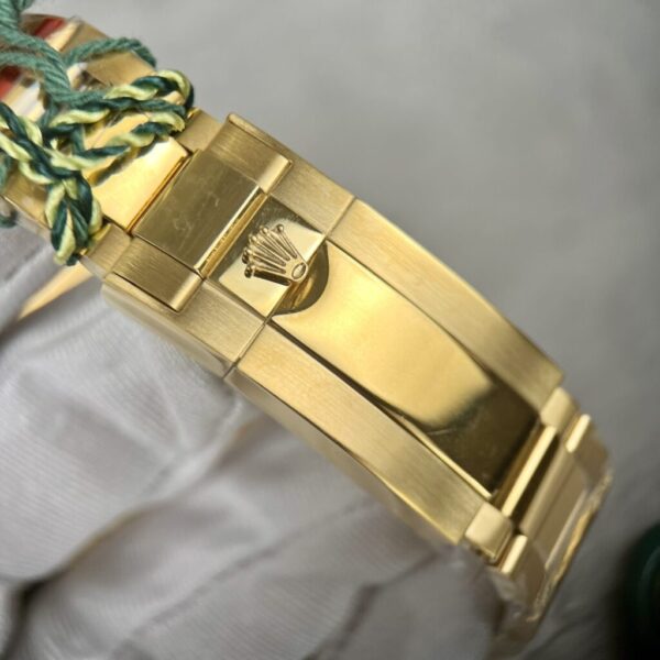 Swiss 1:1 Rolex Replica 1:1 Watch Daytona Rainbow Yellow Gold Plated With Stone 40mm - Top Watch - Image 8