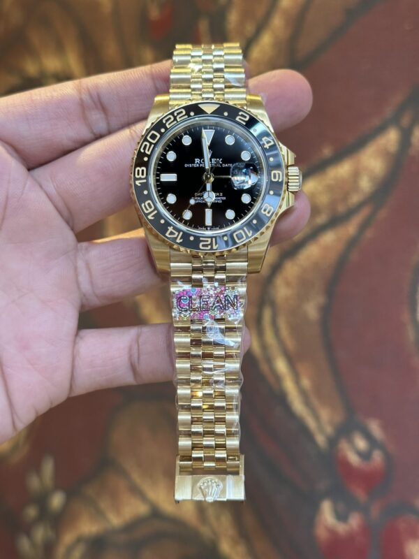 Swiss 1:1 Rolex Replica 1:1 Watch GMT-Master II 126718GRNR Gold Plated Factory Clean 40mm - Top Watch