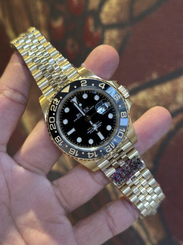 Swiss 1:1 Rolex Replica 1:1 Watch GMT-Master II 126718GRNR Gold Plated Factory Clean 40mm - Top Watch - Image 2