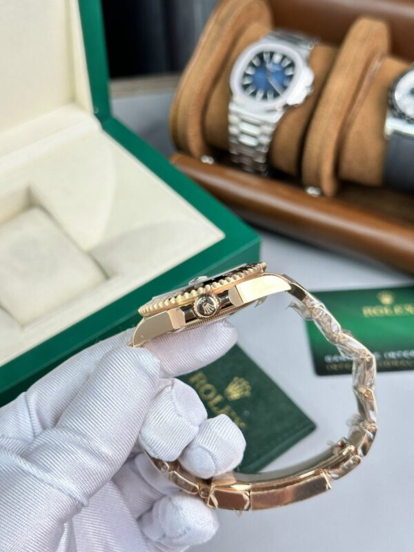 Best Fake Rolex Replica 11 Watch Gmt-Master II M126715CHNR Root Beer Gold Plated Clean Factory 40mm - Top Watch - Image 6
