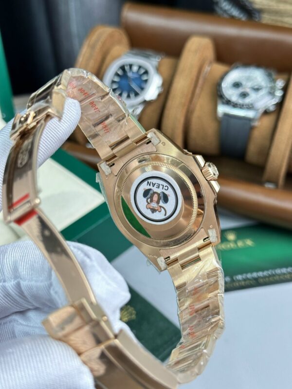 Best Fake Rolex Replica 11 Watch Gmt-Master II M126715CHNR Root Beer Gold Plated Clean Factory 40mm - Top Watch - Image 7