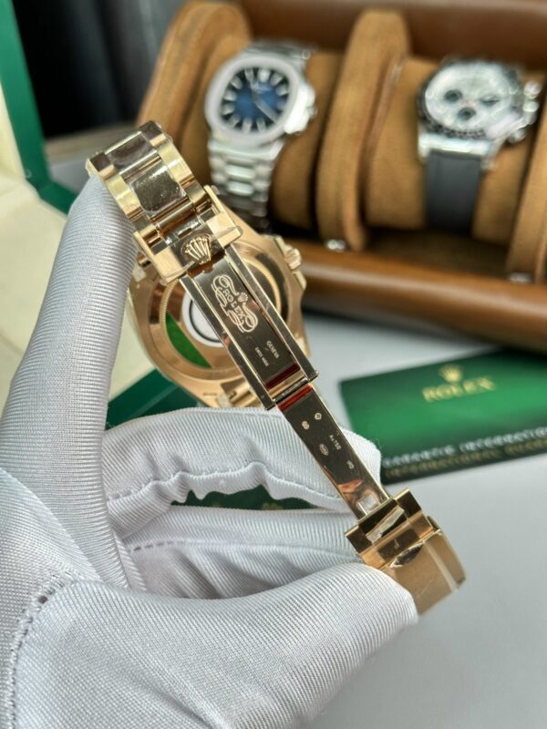 Best Fake Rolex Replica 11 Watch Gmt-Master II M126715CHNR Root Beer Gold Plated Clean Factory 40mm - Top Watch - Image 8
