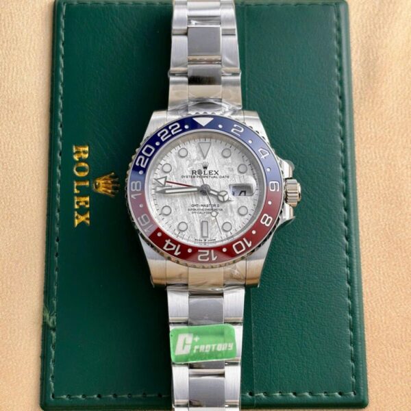 Best Fake Rolex Replica 1:1 Watch GMT-Master II Meteorite Metal Strap Dial C+ Factory 40mm - Top Watch