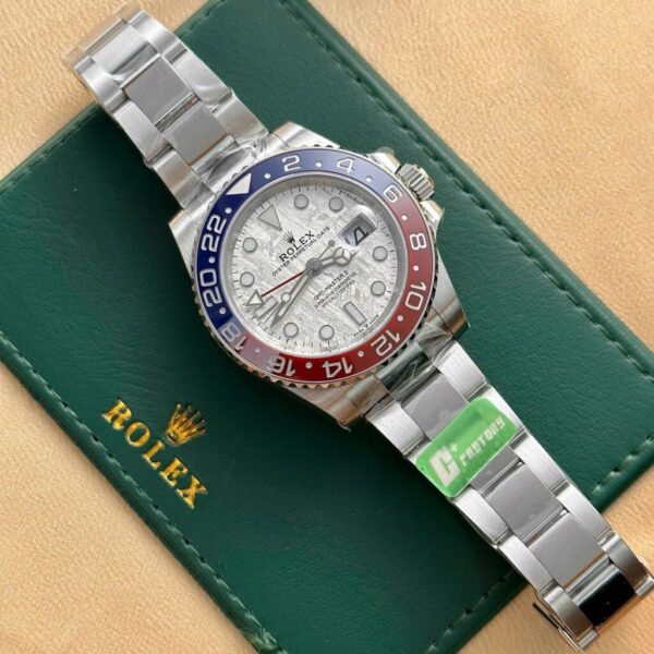 Best Fake Rolex Replica 1:1 Watch GMT-Master II Meteorite Metal Strap Dial C+ Factory 40mm - Top Watch - Image 2