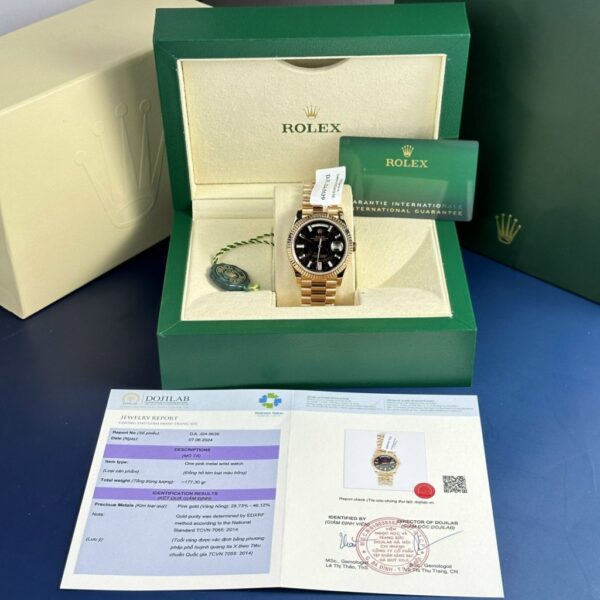 Replica Rolex Replica 1:1 Watch Gold Wrapped Day-Date 228235 Lava Face GM Factory 178 Gram 40mm - Top Watch