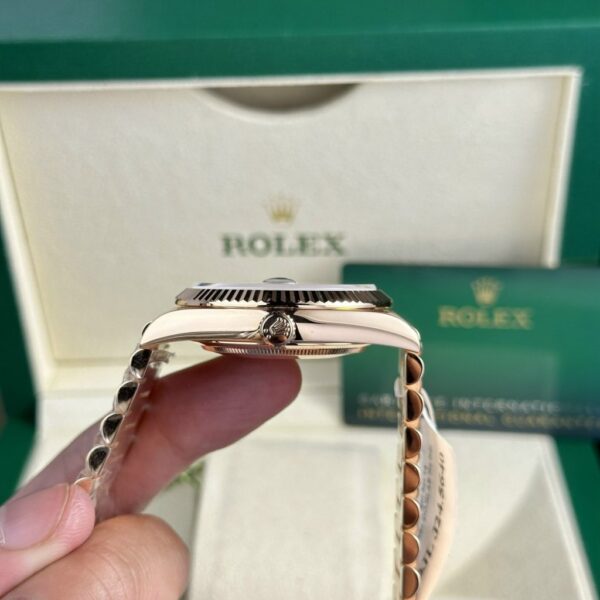 Replica Rolex Replica 1:1 Watch Gold Wrapped Day-Date 228235 Lava Face GM Factory 178 Gram 40mm - Top Watch - Image 11