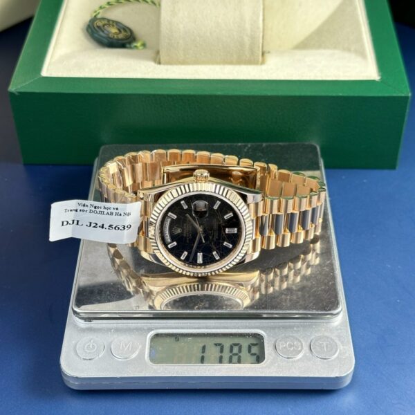 Replica Rolex Replica 1:1 Watch Gold Wrapped Day-Date 228235 Lava Face GM Factory 178 Gram 40mm - Top Watch - Image 2
