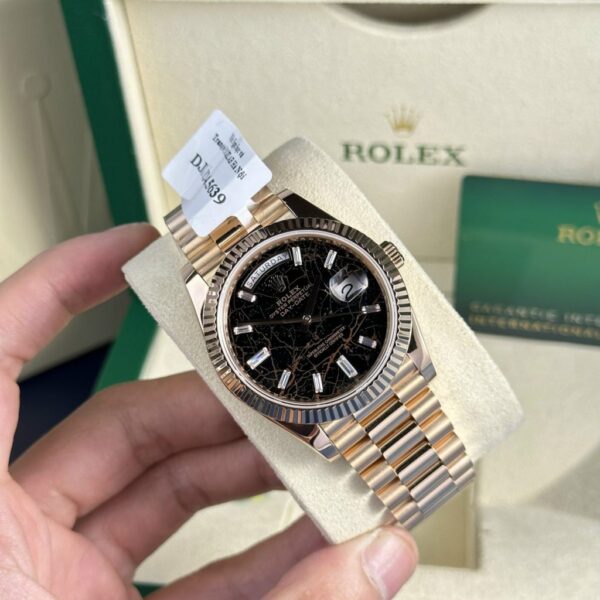 Replica Rolex Replica 1:1 Watch Gold Wrapped Day-Date 228235 Lava Face GM Factory 178 Gram 40mm - Top Watch - Image 4