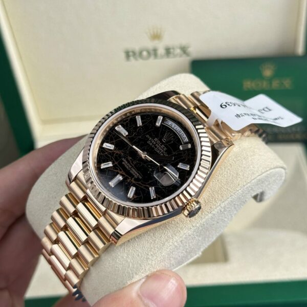 Replica Rolex Replica 1:1 Watch Gold Wrapped Day-Date 228235 Lava Face GM Factory 178 Gram 40mm - Top Watch - Image 5