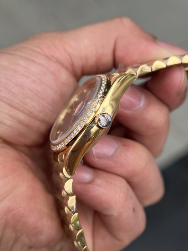 Swiss 1:1 Rolex Replica 1:1 Watch Meteorite Face With Stone Benzene Day-Date 36mm - Top Watch - Image 6