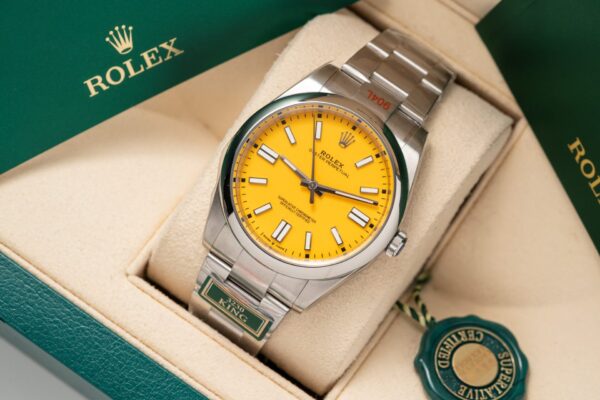 Best Fake Rolex Replica 1:1 Watch Oyster Perpetual Gold Dial King Factory 41mm - Top Watch - Image 2
