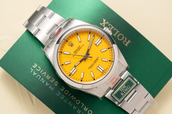 Best Fake Rolex Replica 1:1 Watch Oyster Perpetual Gold Dial King Factory 41mm - Top Watch - Image 4