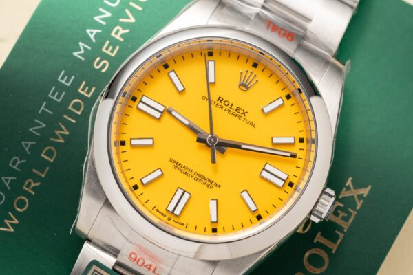 Best Fake Rolex Replica 1:1 Watch Oyster Perpetual Gold Dial King Factory 41mm - Top Watch - Image 5