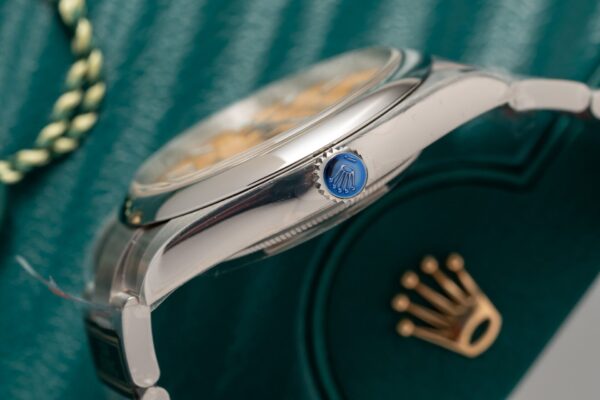 Best Fake Rolex Replica 1:1 Watch Oyster Perpetual Gold Dial King Factory 41mm - Top Watch - Image 6