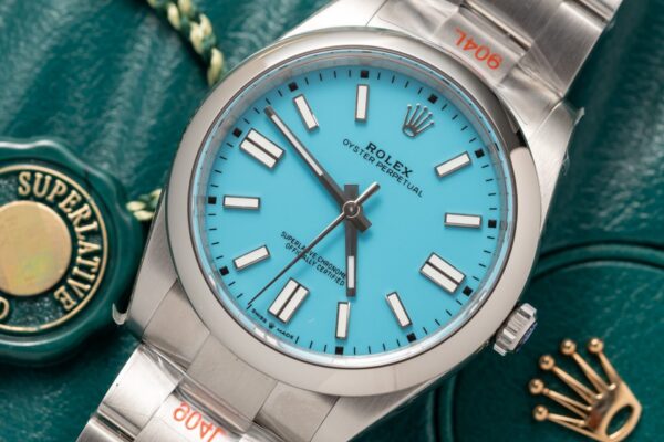 Replica Rolex Replica 11 Watch Oyster Perpetual Ice Blue Dial King Factory 41mm - Top Watch - Image 3