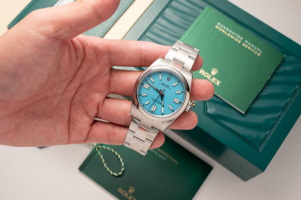 Replica Rolex Replica 11 Watch Oyster Perpetual Ice Blue Dial King Factory 41mm - Top Watch - Image 4