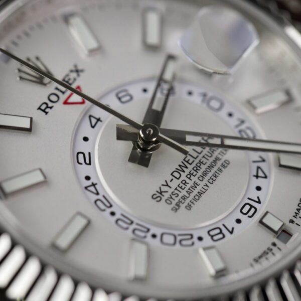 Best Fake Rolex Replica 1:1 Watch Sky-Dweller White Dial Jubilee Strap 42mm - Top Watch - Image 4
