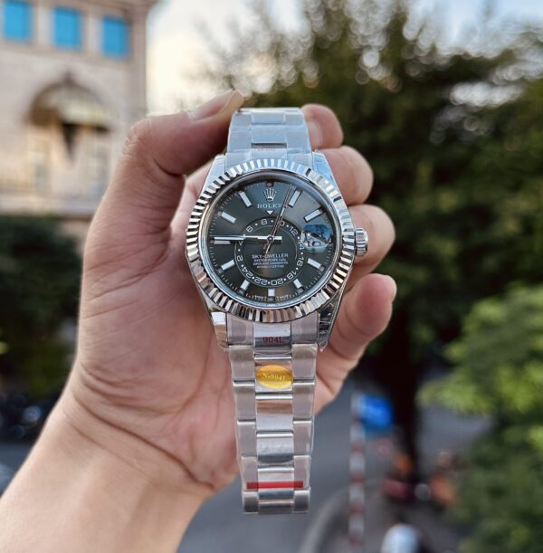 Best Fake Rolex Replica 1:1 Watch Sky-Dweller 336934 Green Dial Noob Factory 42mm - Top Watch