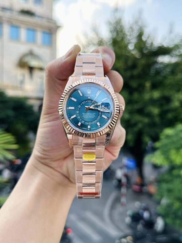 Best Fake Rolex Replica 1:1 Watch Sky-Dweller 336935 Blue Dial Noob Factory 42mm - Top Watch