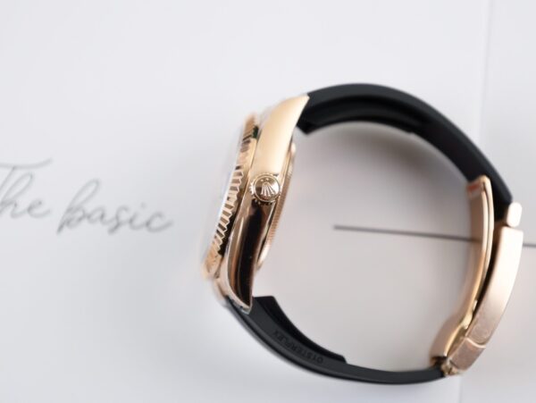 Best Fake Rolex Replica 1:1 Watch Sky Dweller Chocolate Dial Rubber Strap 42mm - Top Watch - Image 8