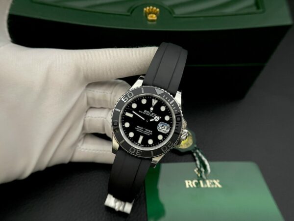 Best Fake Rolex Replica 11 Watch Yacht-Master Swiss 1:1 Movement Black Dial EW Factory 40mm - Top Watch - Image 3