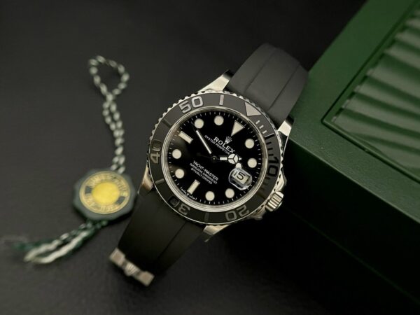 Best Fake Rolex Replica 11 Watch Yacht-Master Swiss 1:1 Movement Black Dial EW Factory 40mm - Top Watch - Image 4