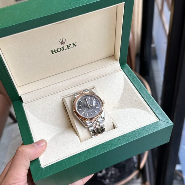 Replica Rolex Replica Watch DateJust 126331 Grey Fold Dial Factory Clean 41mm - Top Watch - Image 6