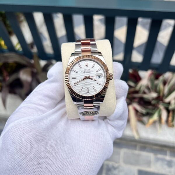 Replica Rolex Replica Watch DateJust 126331 White Brick Dial Metal Strap 41mm - Top Watch