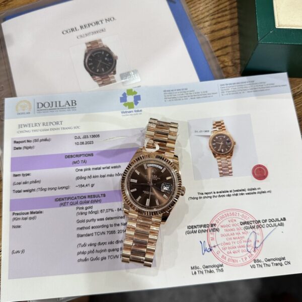 Swiss 1:1 Rolex Replica Watch DateJust 228235 18K Gold Wrapped GM V2 158gram 40mm - Top Watch