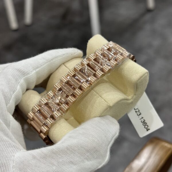 Swiss 1:1 Rolex Replica Watch DateJust 228235 18K Gold Wrapped GM V2 158gram 40mm - Top Watch - Image 8