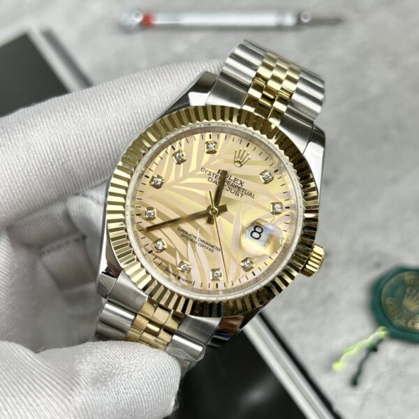 Replica Rolex Replica Watch DateJust With Stone Numbers Yellow Gold EW Factory 36-41mm - Top Watch