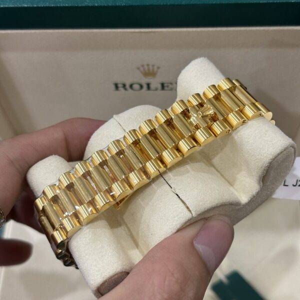 Swiss 1:1 Rolex Replica Watch Day-Date 228238 Gold Wrapped Moissanite GM V2 152gram 40mm - Top Watch - Image 6