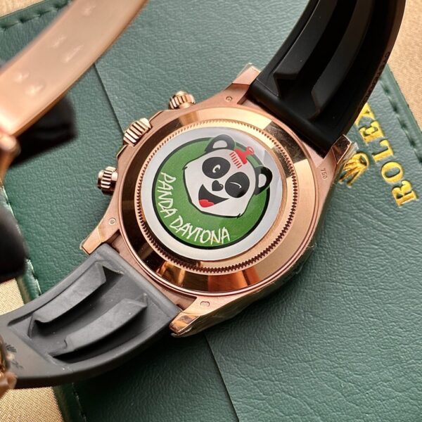 Best Fake Rolex Replica Watch Daytona 116515LN Rose Gold Rubber Strap BT Factory 40mm - Top Watch - Image 5