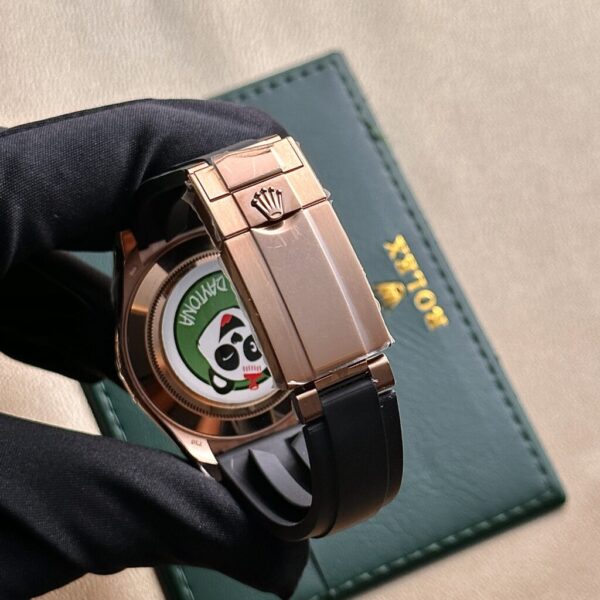 Best Fake Rolex Replica Watch Daytona 116515LN Rose Gold Rubber Strap BT Factory 40mm - Top Watch - Image 7