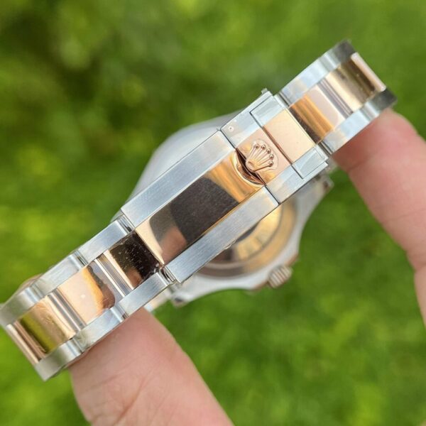 Swiss 1:1 Rolex Replica Watch Yacht-Master Chocolate Dial Demi Strap EW Factory 40mm - Top Watch - Image 5